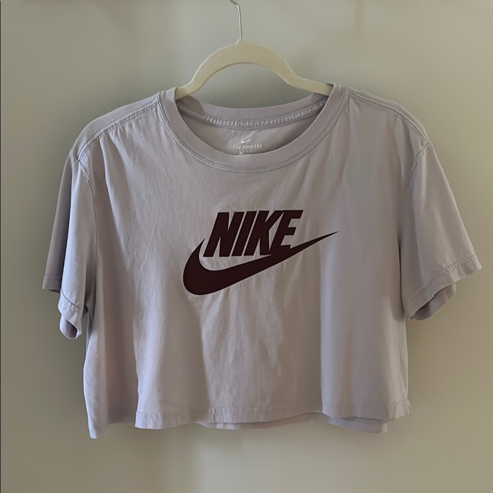 Nike Lavender Crop T-Shirt Short Sleeve
